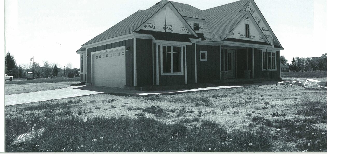 New home under construction on Bob-Lo Island